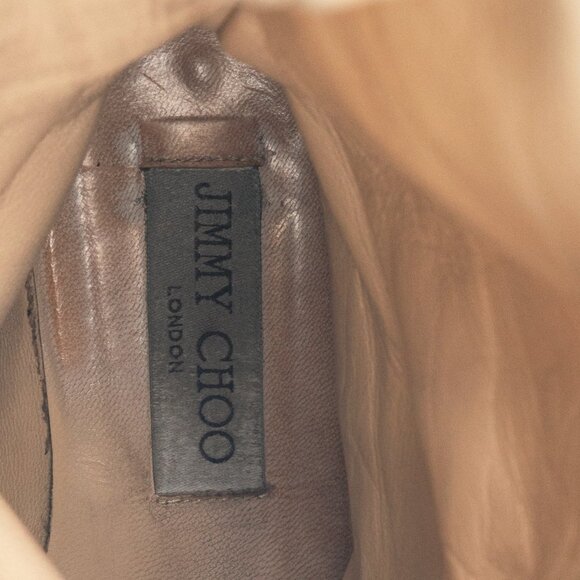 Jimmy Choo Doreen Black Rugged Suede Knee-High Boots - Picture 11 of 11